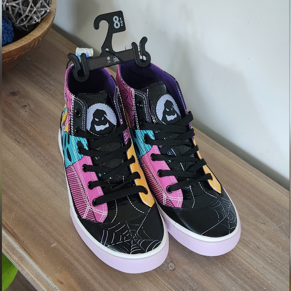 🎃 Disney Nightmare Before Christmas Sneakers – Women’s 8.5, NWT Halloween - Picture 5 of 14